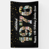 50th birthday Photo Collage established 1976 Spandoek (Verticaal)