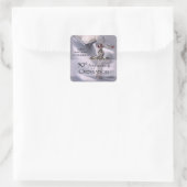 50th Custom Name Ordination Jubileum Chalice Vierkante Sticker (Tas)