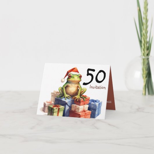 50th Frog Holiday Gift verpakte cadeaus (Voorkant)
