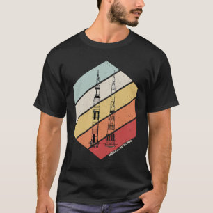 50th Moon Landing Jubileum Apollo 11 Lauch Roc T-shirt