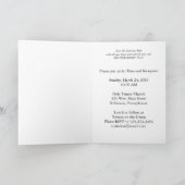 50th Ordination Jubileum Invitation, Personaliz (Binnen)