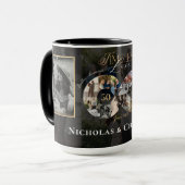 50th Wedding Anniversary Infinity Photo Collage Mok (Voorkant links)