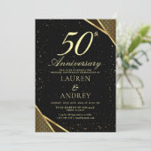 50th Wedding Anniversary Invitation (Debout devant)