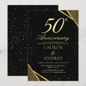 50th Wedding Anniversary Invitation (Devant / Derrière)
