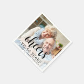 50th Wedding Anniversary Photo Black Script Cheers Servet (Hoek)