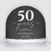 50th Wedding Anniversary Photo Sneeuwbol (Voorkant)