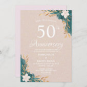 50th Wedding Anniversary Surprise Invitation (Devant / Derrière)