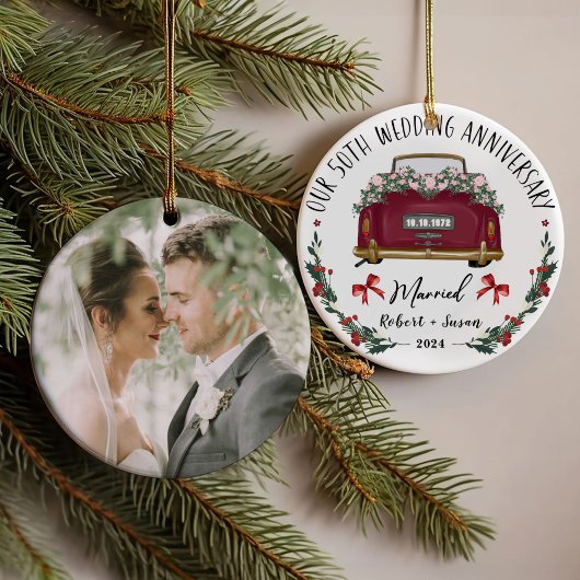50th Wedding Jubileum Keepomwille Design Ornament