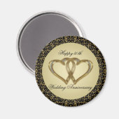 50th Wedding Jubileum Magnet Magneet (Voorkant / Achterkant)