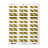 50th Wedding Jubileum Return Address Labels (Full Sheet)