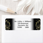 50th Wedding Jubileum Return Address Labels (Insitu)