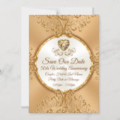 50th Wedding Jubileum sparen de Magneten van de Da (Voorkant)