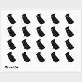 510 Area Code, California, Bay Area Ronde Sticker (Vel)