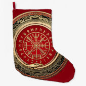 [510] Vegvisir - Viking Gold Magic Runass Grote Kerstsok (Voorkant)