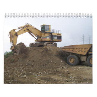 5130 Excavator/Dump truck, zware apparatuur Kalender