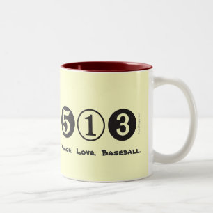 513 Area Code Peace Love Baseball Mok