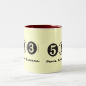 513 Area Code Peace Love Baseball Mok (Center)