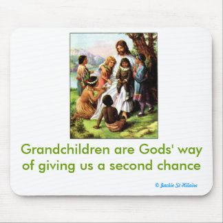 51608[2] Grootkinderen zijn goden Muismat