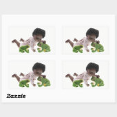 519 Autocollants pour bébé noir (Feuille)