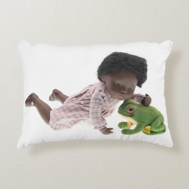 519 Coussin pour bébé noir Sasha Cara (Devant)
