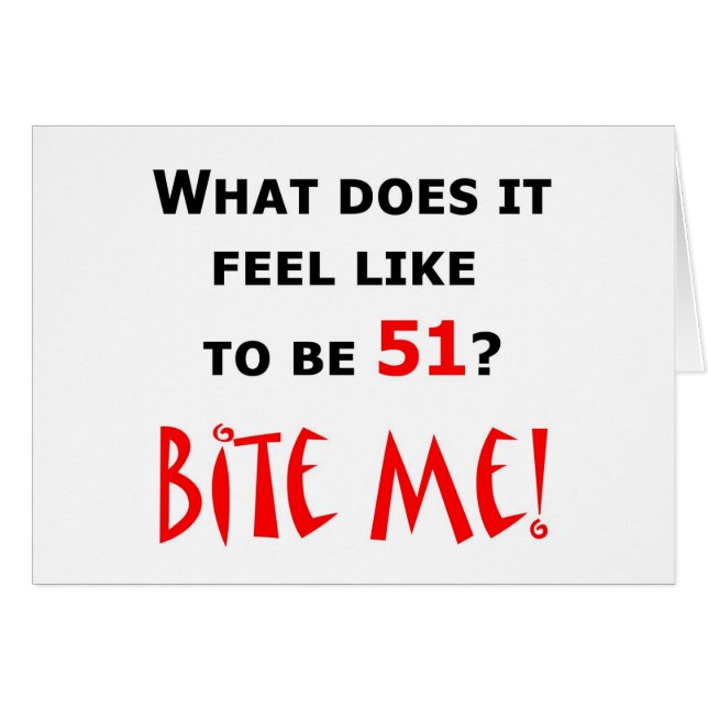 51 Bite me! (Voorkant Horizontaal)