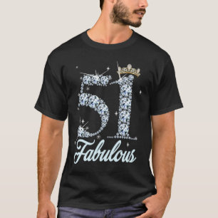51 Jaar Oud Het Is Mijn 51e Verjaardag Koningin Di T-shirt