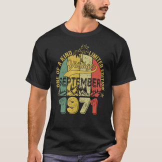 51 jaar oude 51e verjaardag Geweldige sinds septem T-shirt