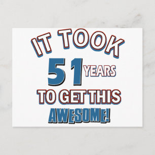 51 jaar oude design briefkaart