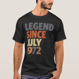51 jaar oude legende 51ste verjaardag sinds juli 1 t-shirt