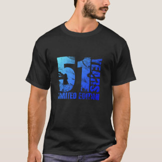 51 jaar oude mannen cadeau 51 verjaardagscadeau vo t-shirt