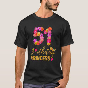 51-jarige verjaardag prinses blaast mijn 51ste B T-shirt