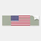 51 stervlag van de Verenigde Staten van Amerika (V Bumpersticker (Voorkant)