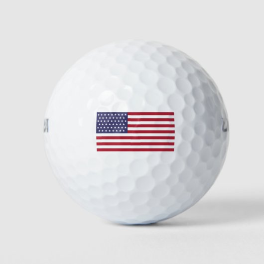 51 stervlag van de Verenigde Staten van Amerika (V Golfballen (Voorkant)