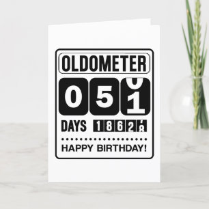 51e Birthday Oldometer Kaart