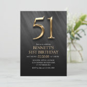 51e Invitation d'anniversaire (Debout devant)