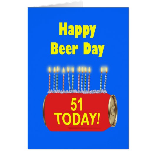 51e Jour de la Bière Joyeuse Anniversaire (Devant)