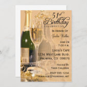 51e uitnodiging van de Birthday Party (Voorkant / Achterkant)