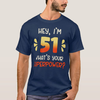 51e verjaardag 3 t-shirt