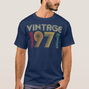 51e verjaardag Classic 1971  Mannen Vrouwen T-shirt