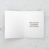 51e verjaardag: naam, Faux Wood Grain Patroon "51" Kaart (Binnen)