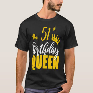 51ste verjaardag koningin Happy Birthday Party Bda T-shirt
