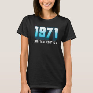 51ste verjaardag Mannen dames 51 jaar 1971 1 T-shirt