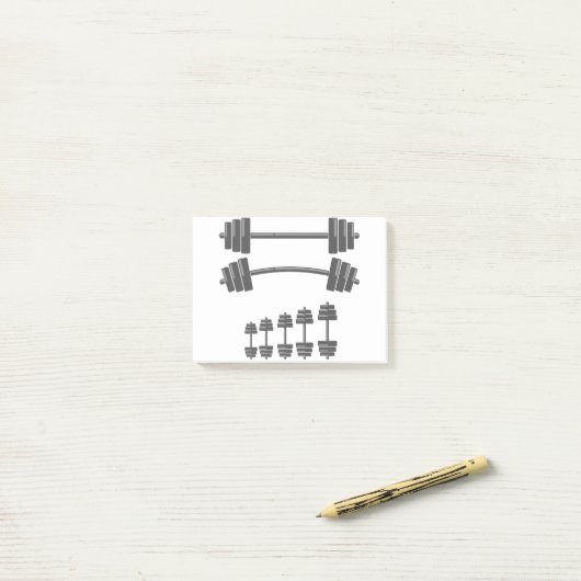 5221Barbells Post-it® Notes (Op bureau)