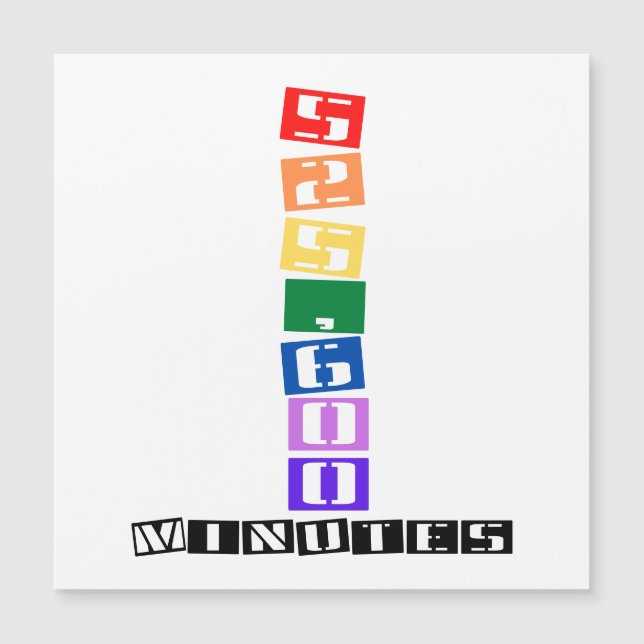 525,600 Minutes (Voorkant)