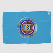 525 brigade van de militaire inlichtingendienst golfhanddoek (Horizontaal)