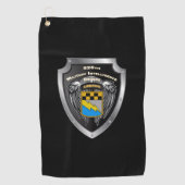 525 Schild van de brigade van de militaire inlicht Golfhanddoek (Voorkant)