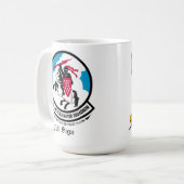 526th TFS Custom Coffee Mok met roepnaam (Voorkant links)