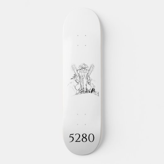 5280 Pistoolheld Skateboard (Voorkant)