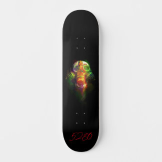 5280 schedel en gasmasker skateboard