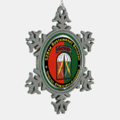 528e duurzaamheidsbrigade tin sneeuwvlok ornament (Links)